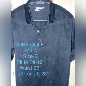 Nike Men's Black Polo Shirt